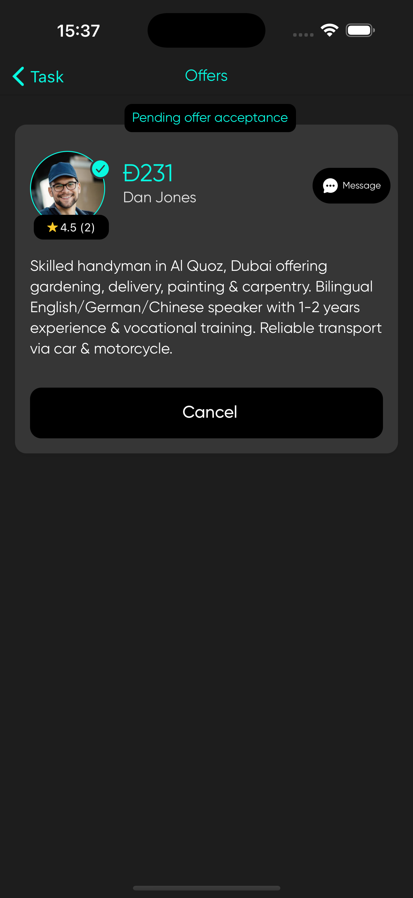 App screen 5