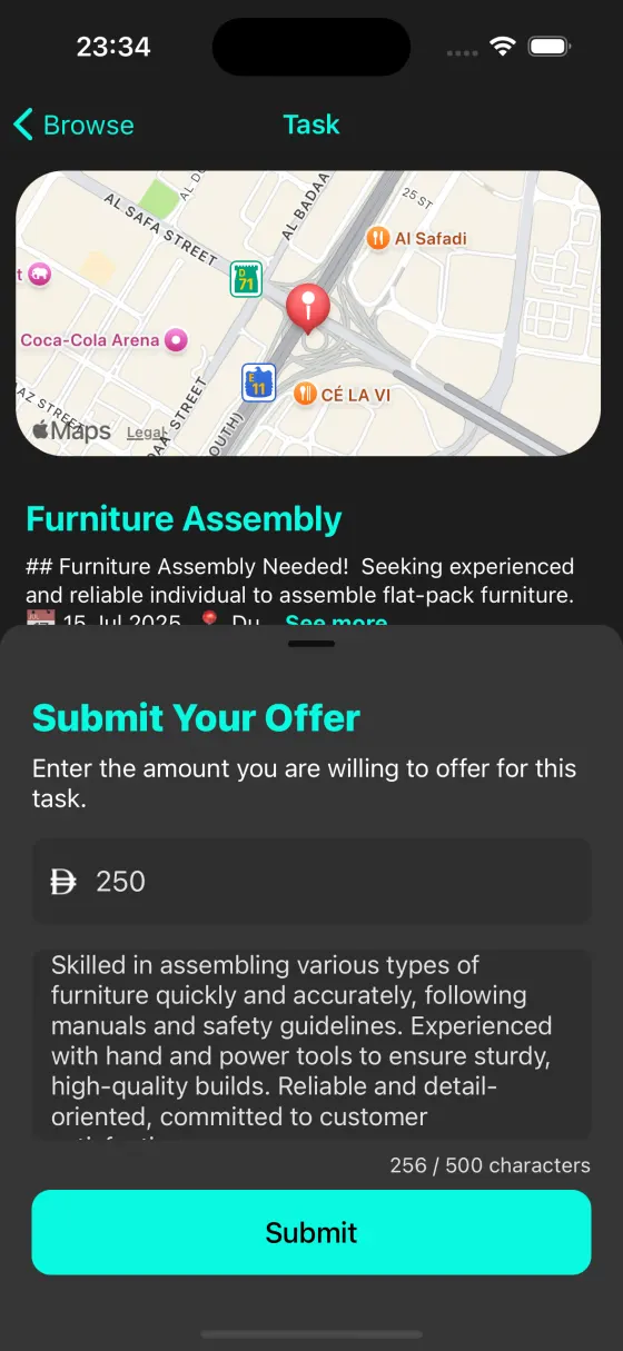 Taysir app screen 10
