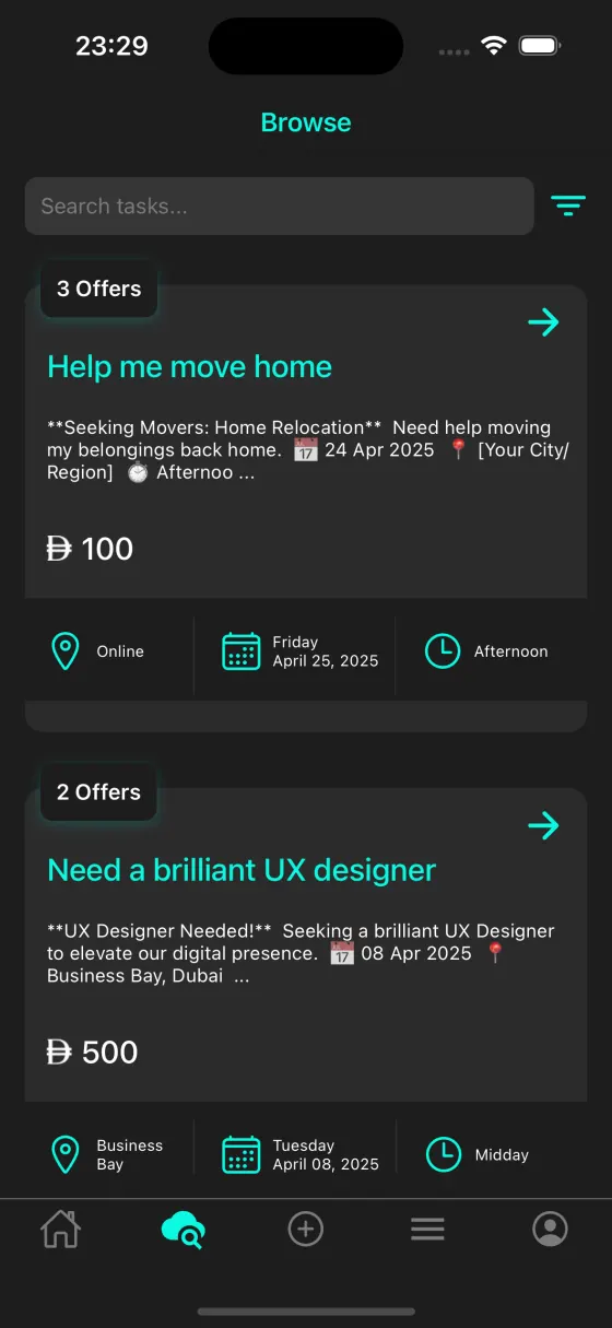Taysir app screen 8